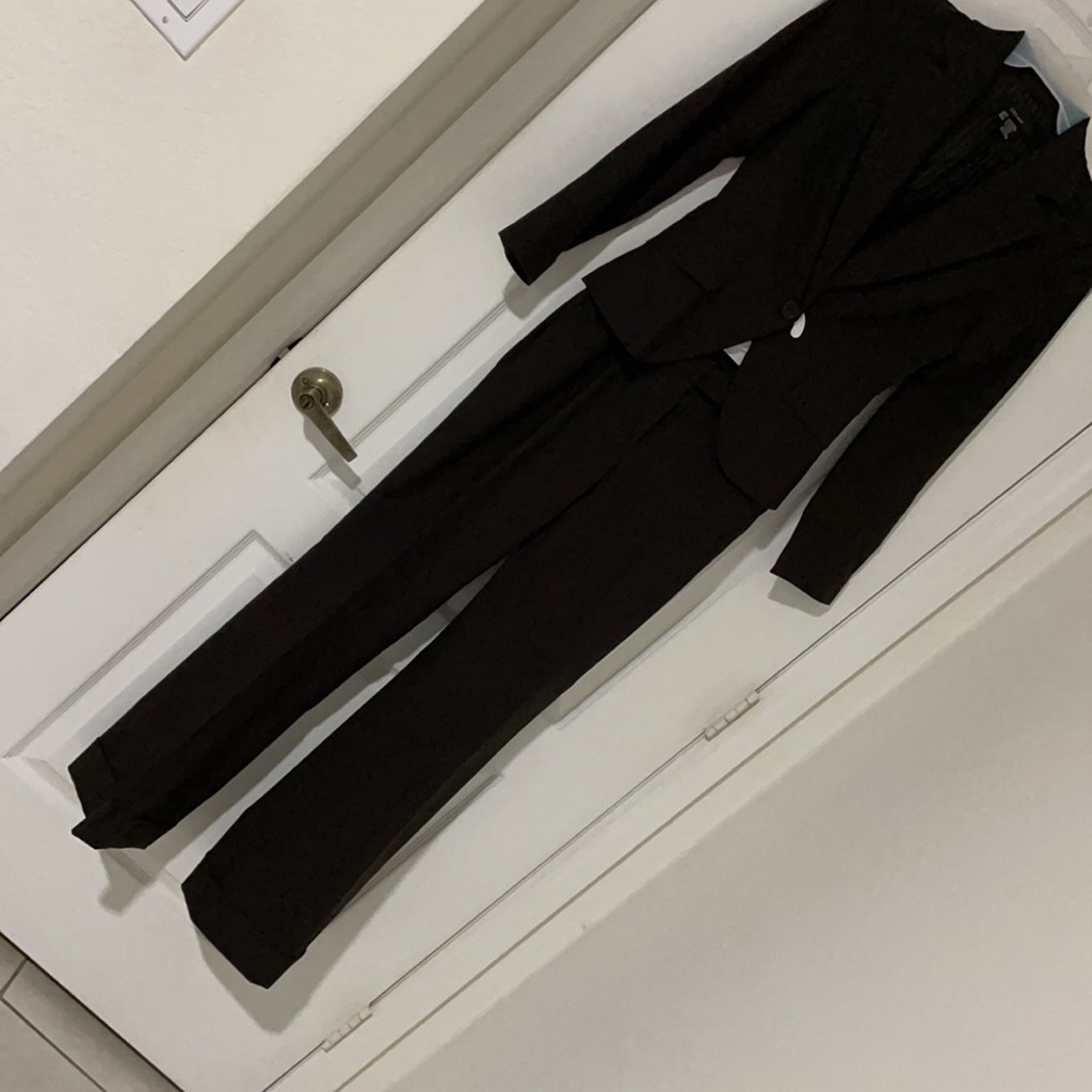 Zara Basic Brown Pant Set